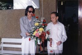 ภาพงานเลี้ยงแสดงความยินดีที่รับรางวัลศิลปินแห่งชาติ ที่บ้านพลเอก โชคชัย-วัลย์ดา หงส์ทอง