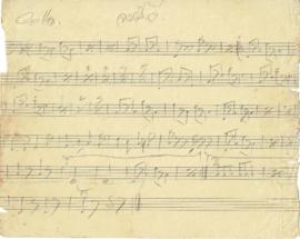 โน้ตเพลง จงฝันดี : Cello part